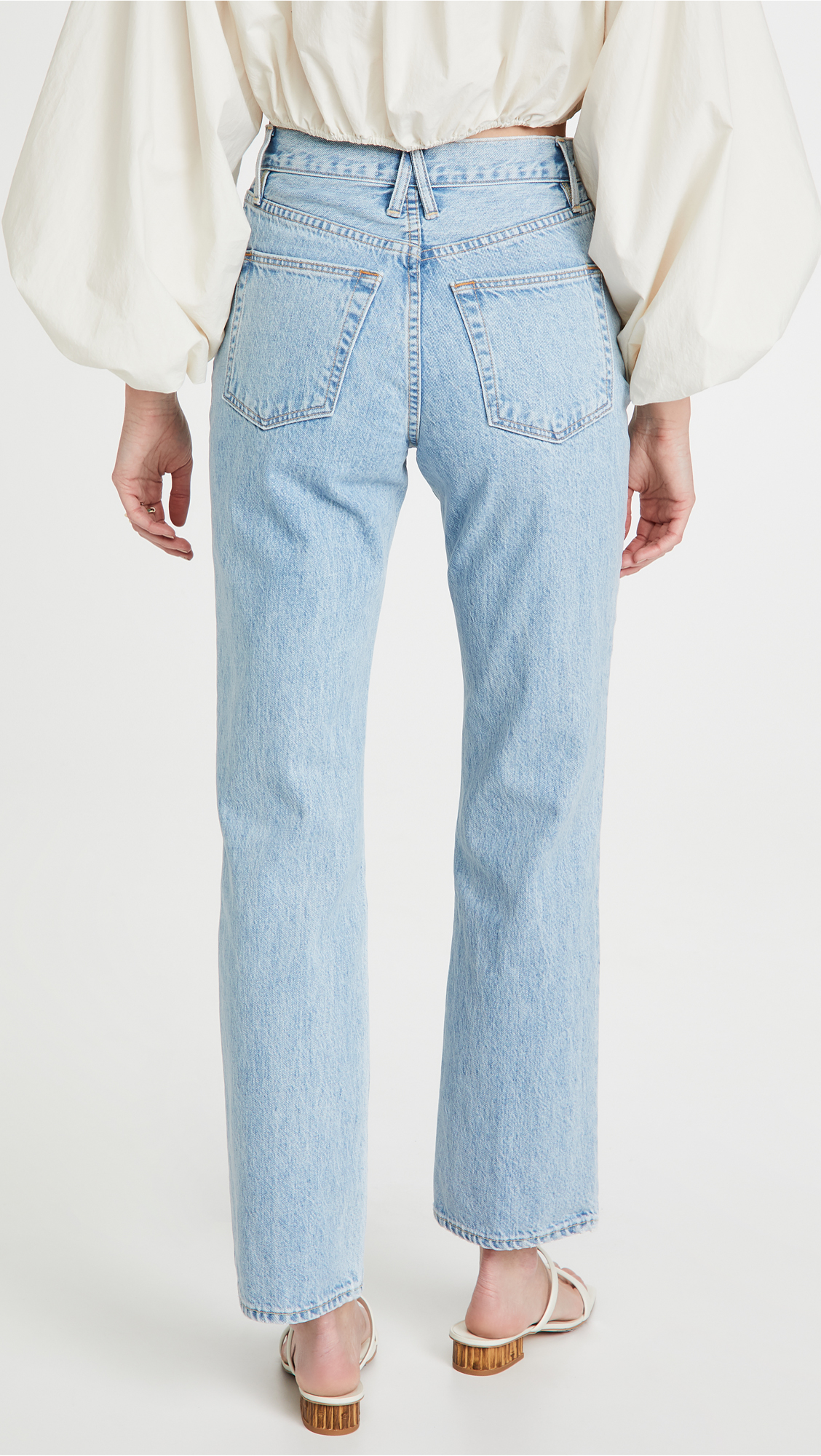 London High Rise Straight Jeans