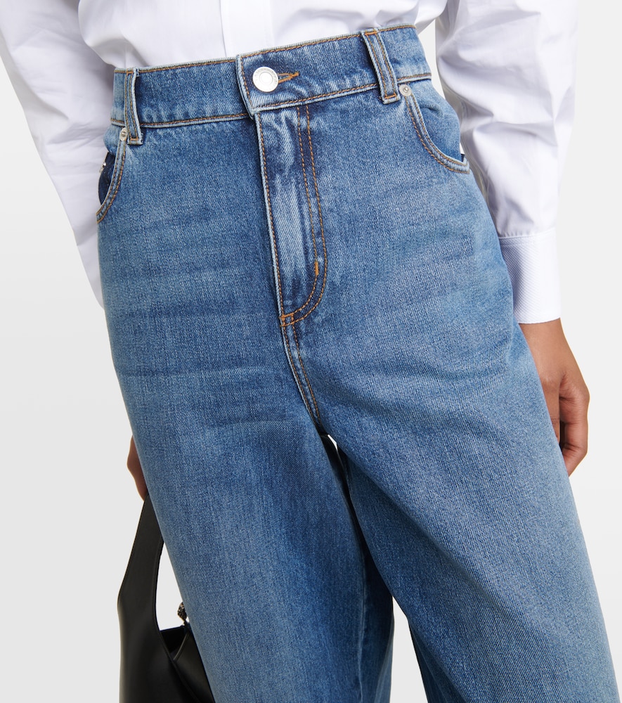 High-rise wide-leg jeans