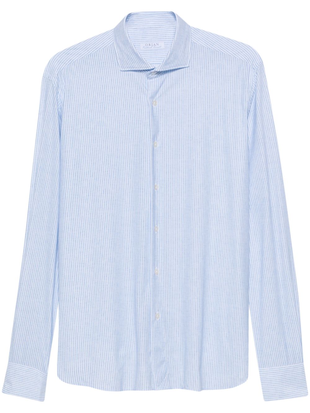 Striped stretch shirt - Blue