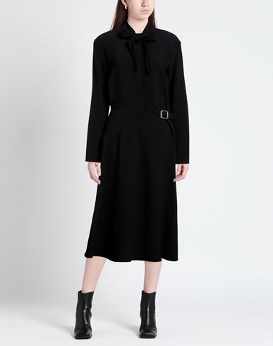 Woman Midi dress Black Size 4 Viscose, Acetate