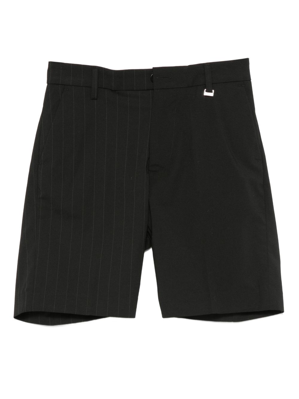 Pinstripe shorts - Black