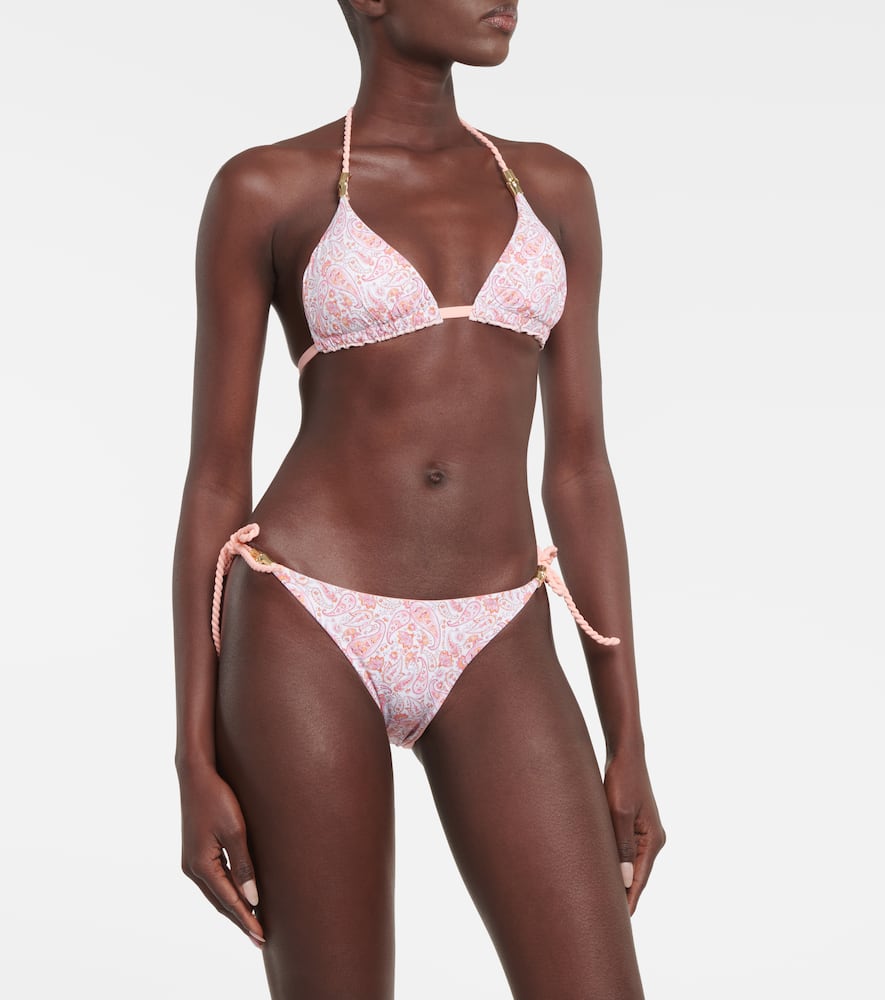 Muskmelon Bay triangle bikini bottoms