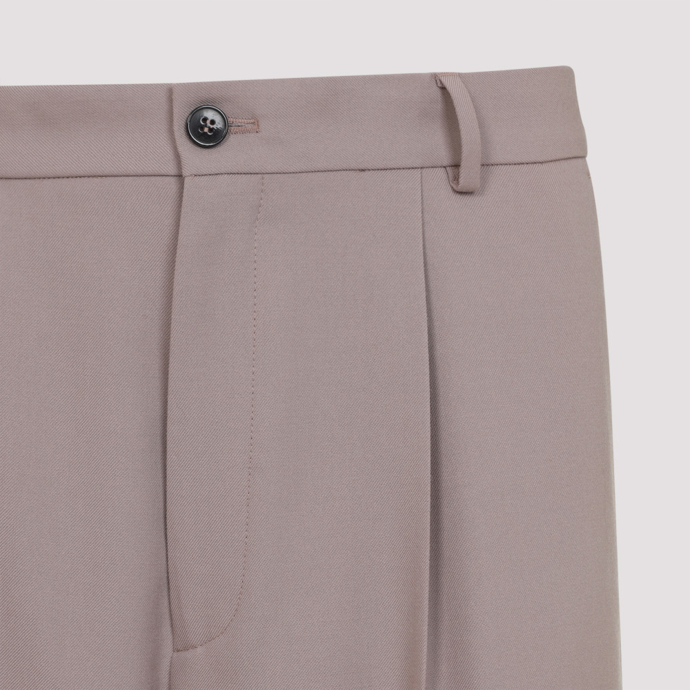 Light Purple Regular-Fit Trouser