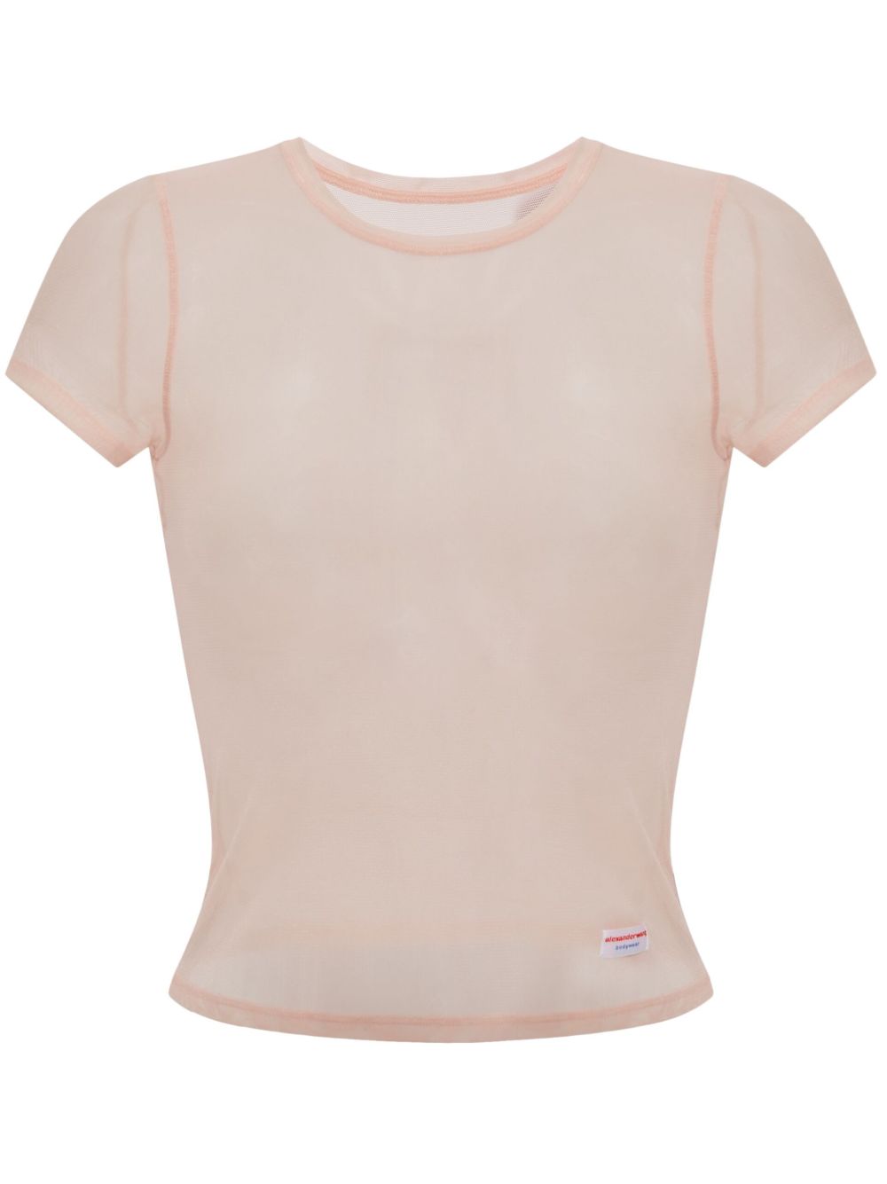 Transparent lingerie t-shirt - Pink