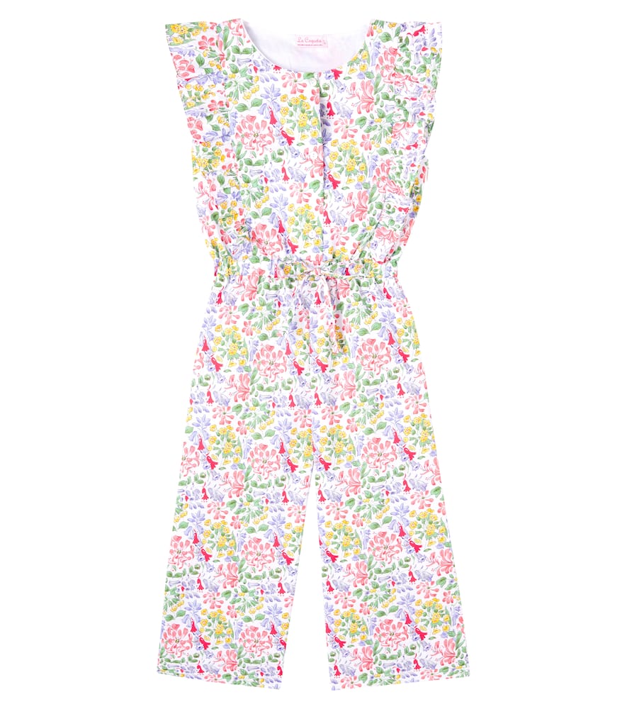 Floral cotton jumpsuit