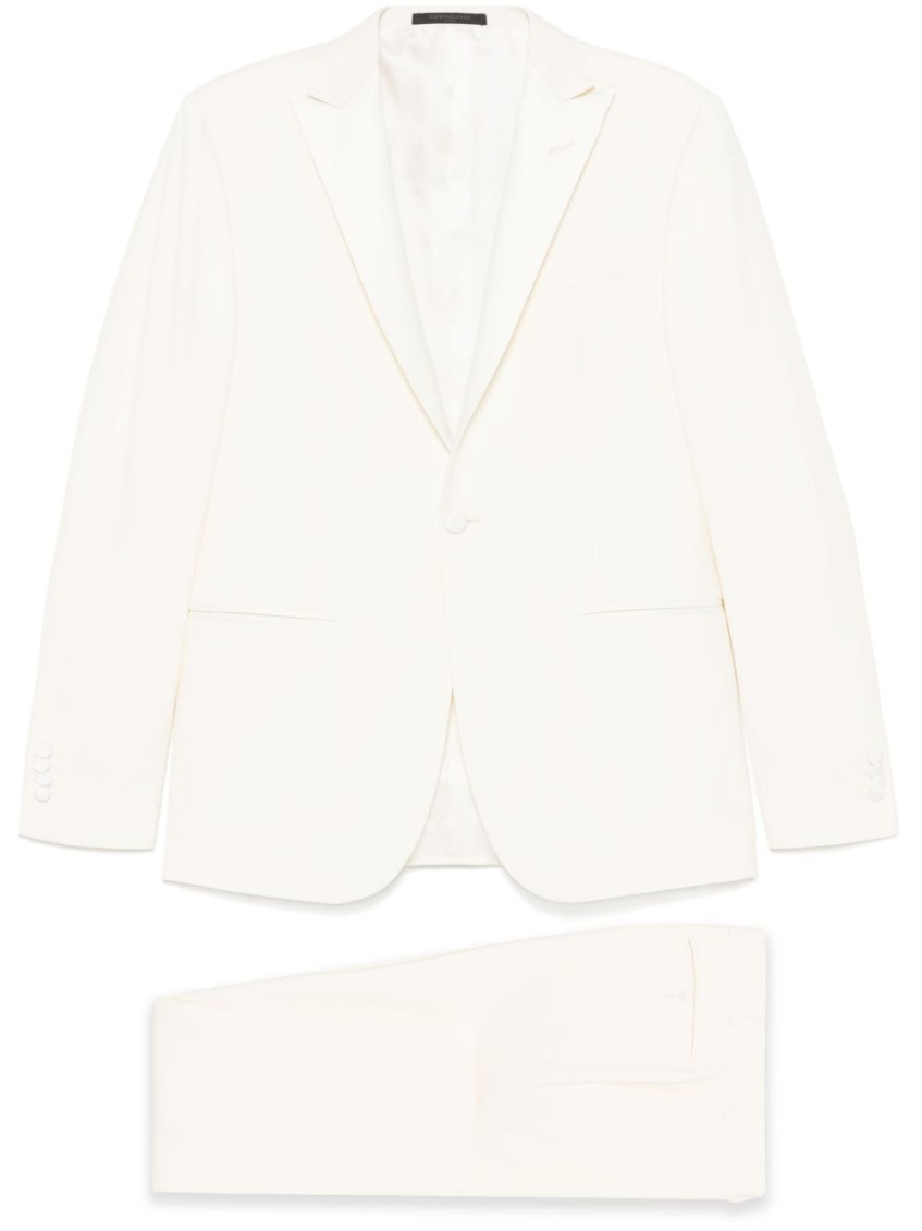 White Three-piece Suit