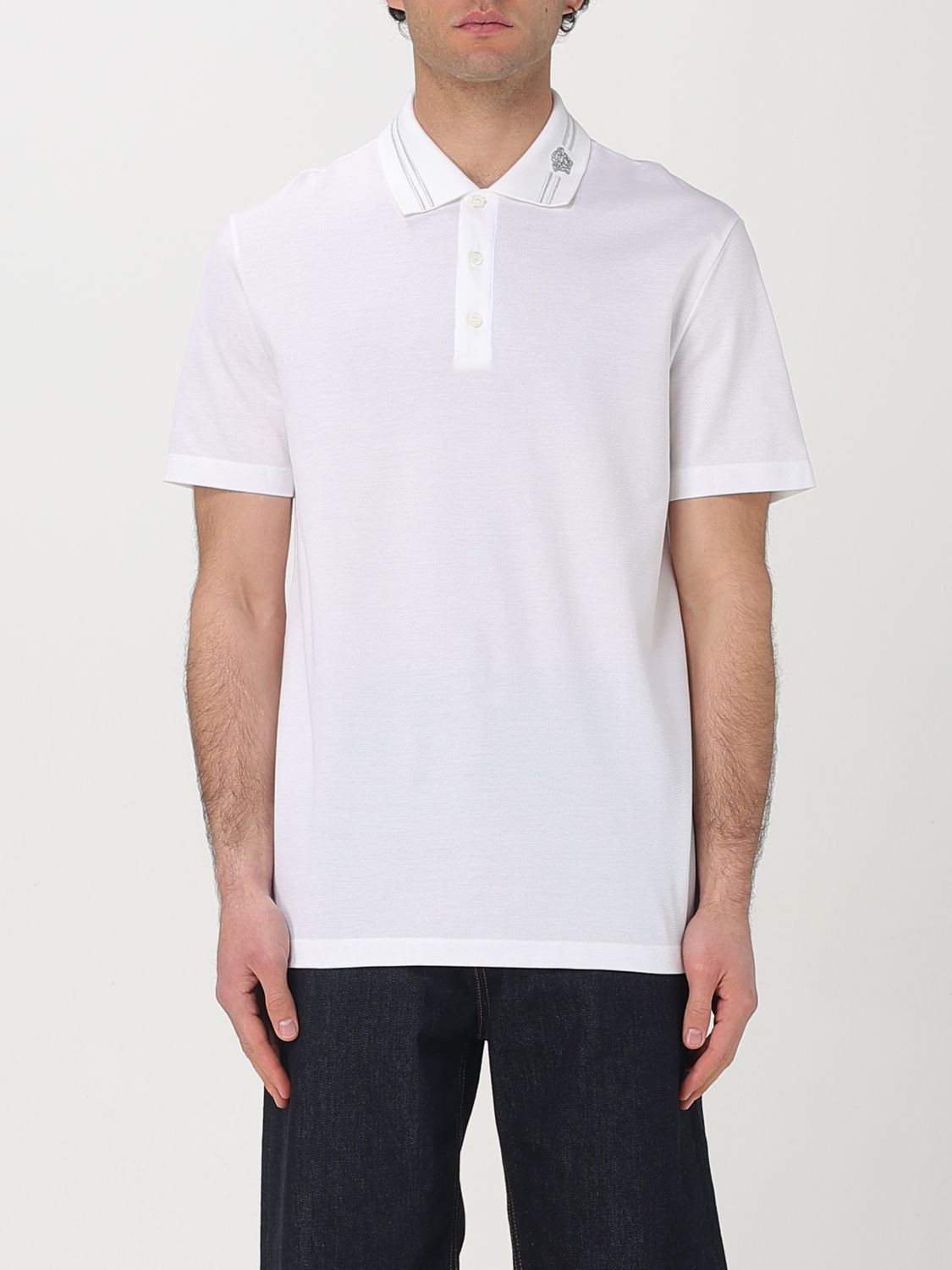 Polo Shirt Men color White