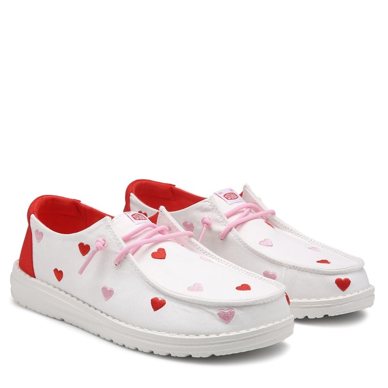 Women's Wendy Casual Slip On Shoes (Hearts)