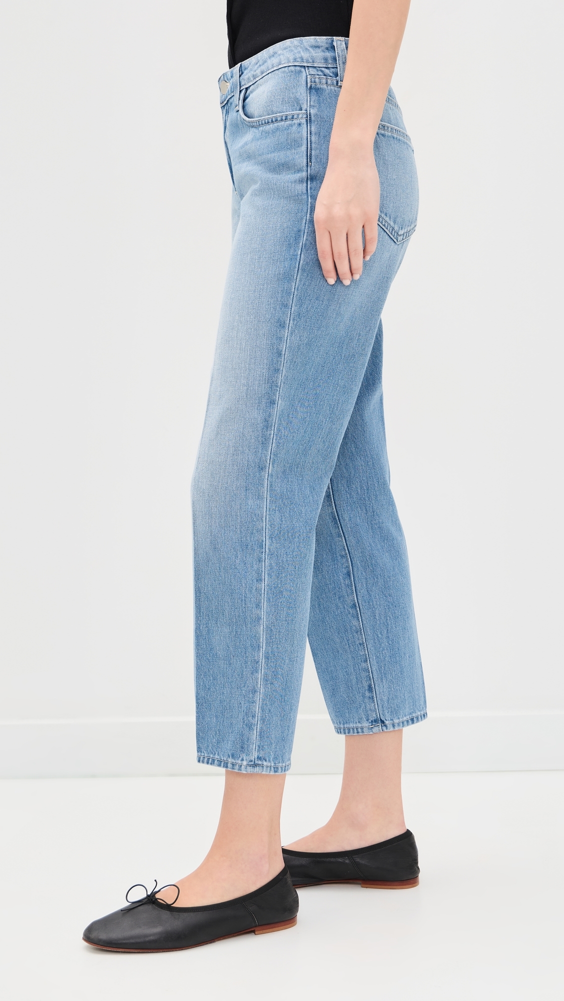 Thalina Slouchy Straight Jeans Bellflower