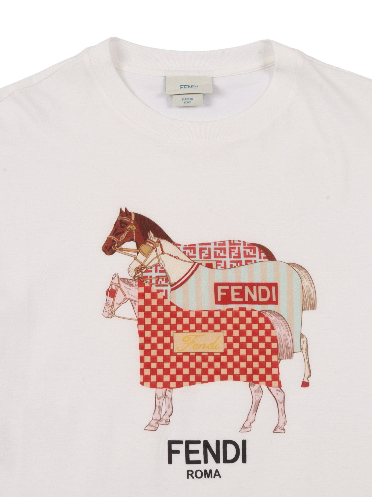 Fendi Jr T Shirt Jersey Tinto