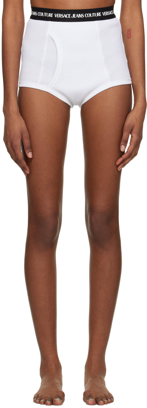 White cotton shorts