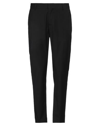 Man Pants Black Size 40 Polyester, Viscose, Elastane