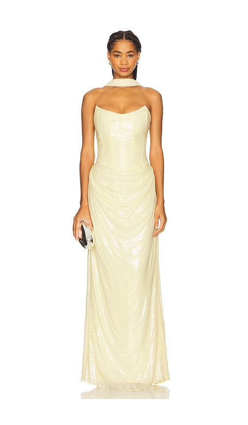 Deme by Gabriella Giselle Gown in Yellow. S. Also in