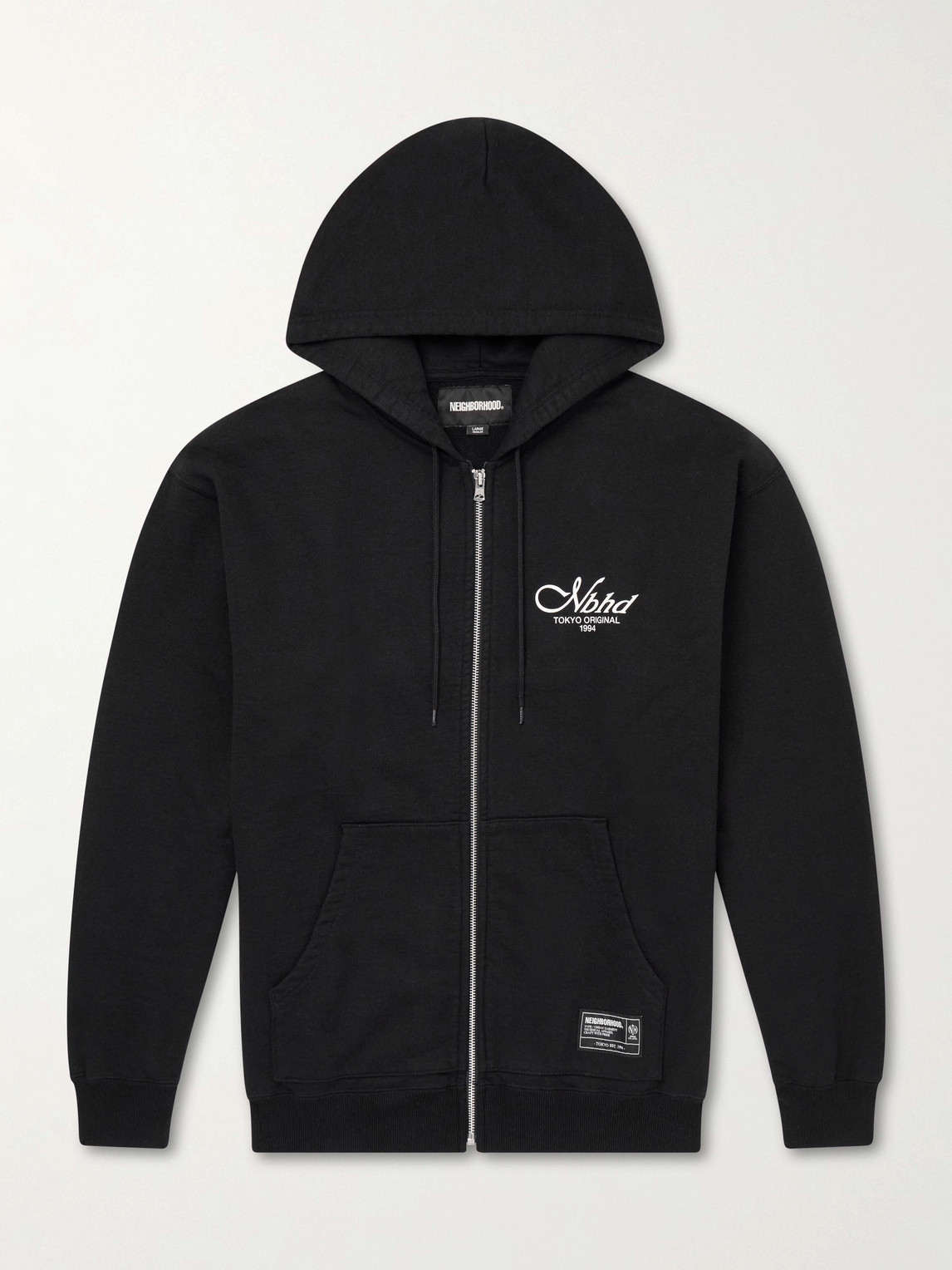Men - Staple Logo-Print Cotton-Fleece Zip-Up Hoodie