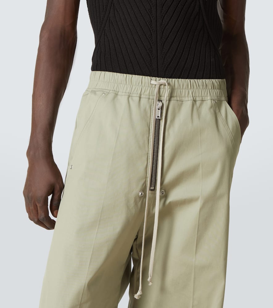 Bela cotton poplin wide-leg pants