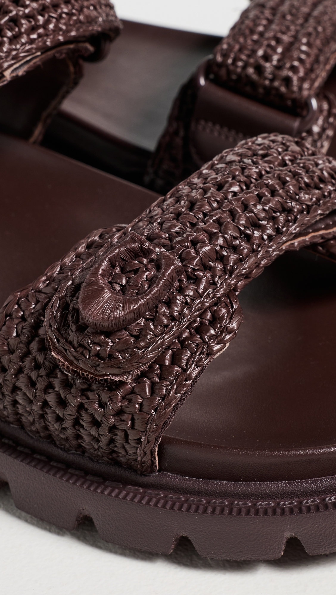 Brynn Sandals Maple Raffia