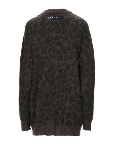 Woman Cardigan Dark brown Size M Acrylic, Mohair wool, Nylon