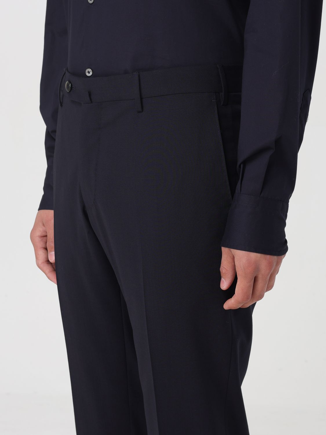 Pants Men color Blue