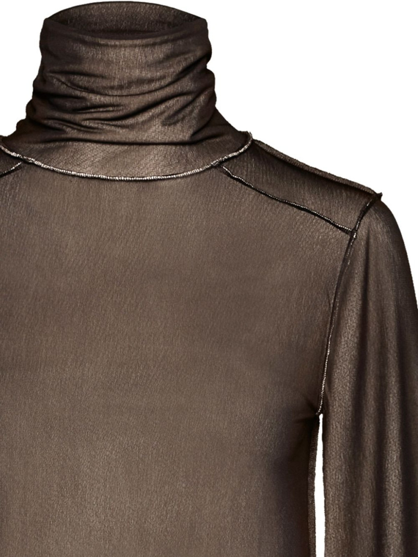 Roll Neck Long-sleeved Bodysuit