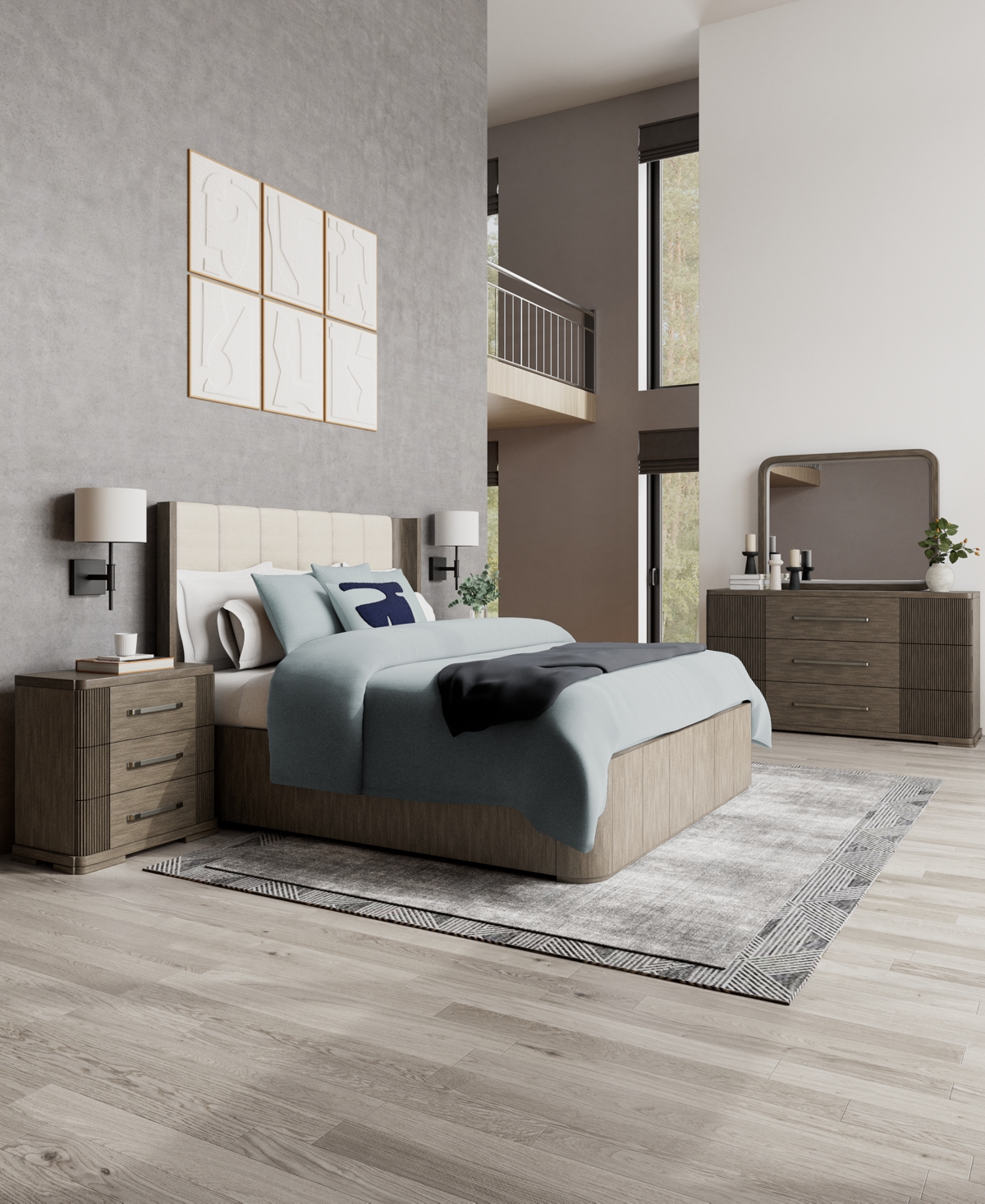 Frandlyn 3-Pc. King Bedroom Set (Bed, Dresser & Nightstand)