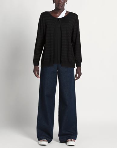 Woman Cardigan Black Size M Polyester, Acrylic, Polyamide, Wool