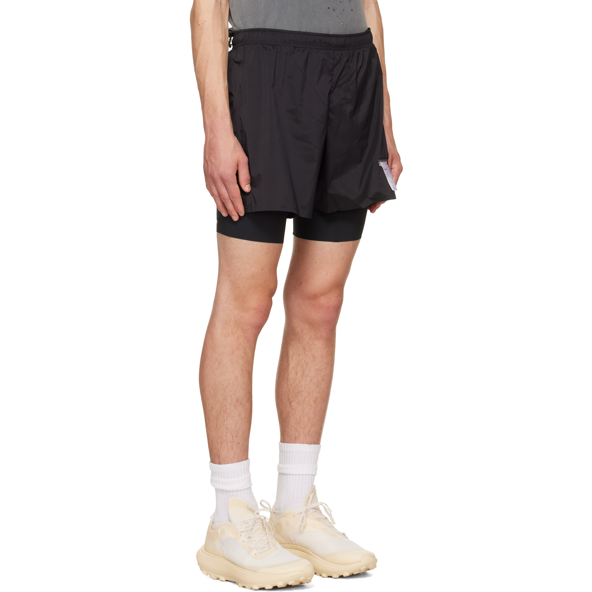 Black TechSilk Shorts