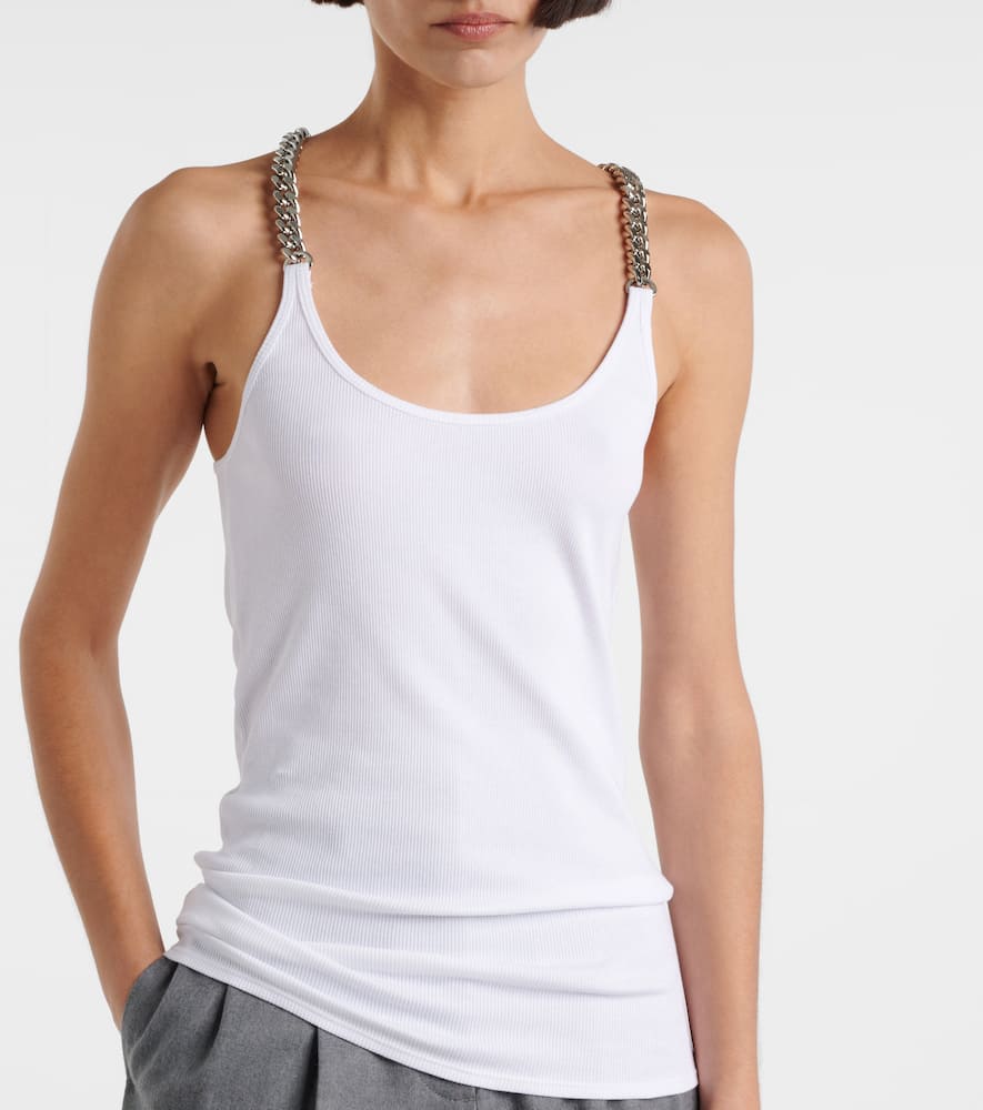 Cotton-blend tank top