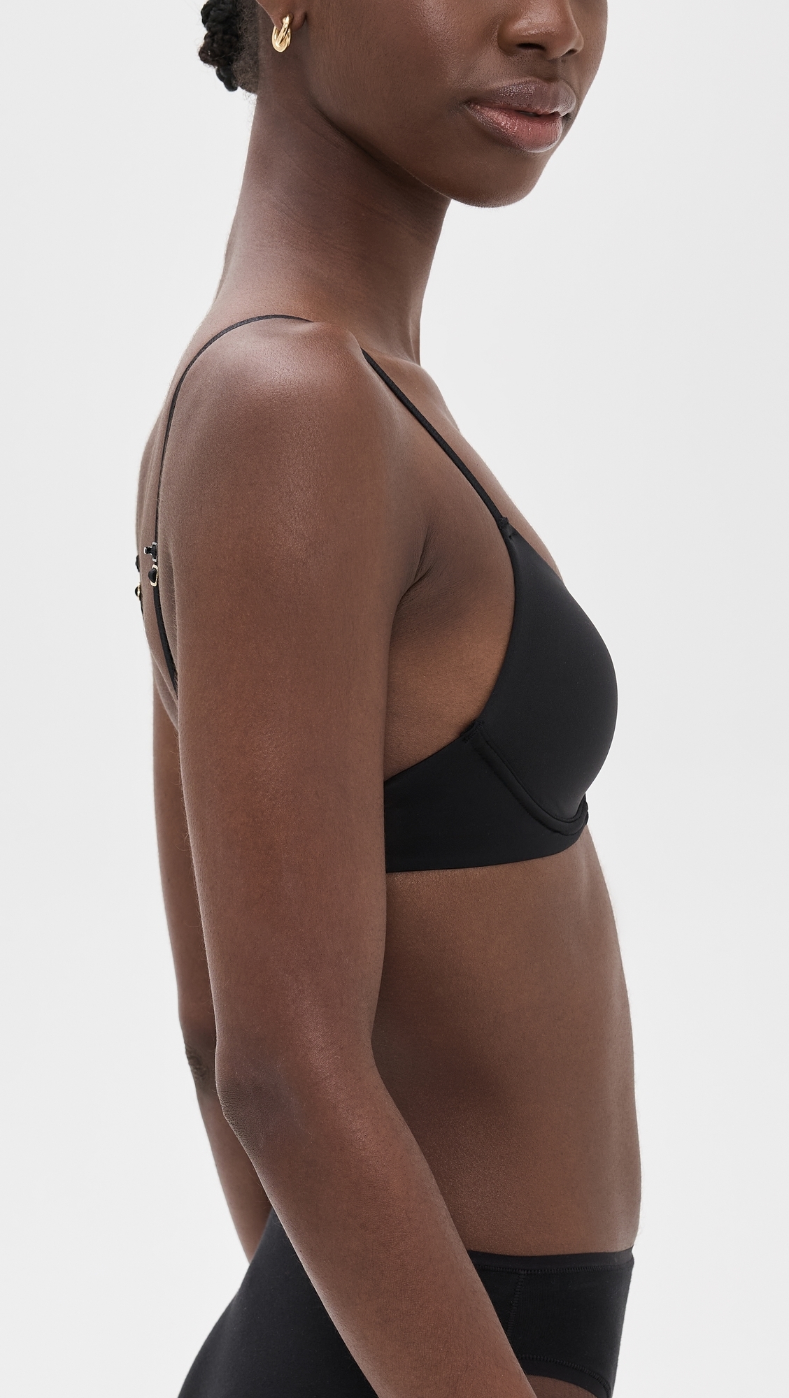 Soft Focus Convertible Demi T-Shirt Bra Black 34DD