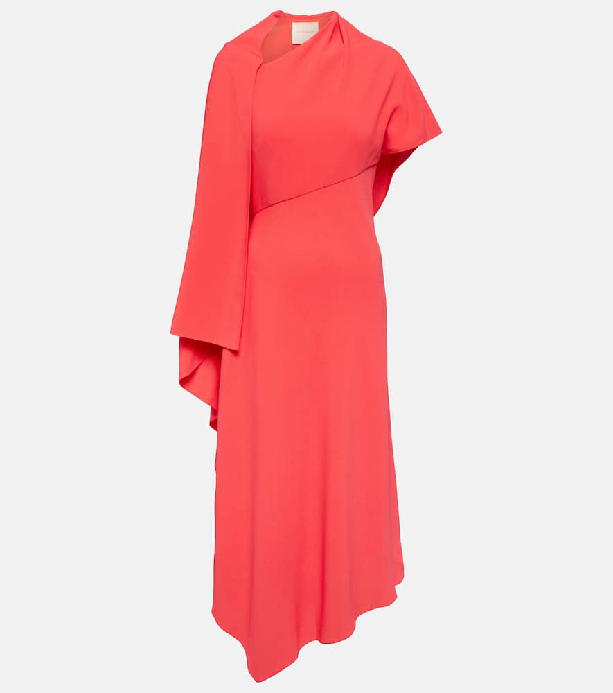Roksanda Pascale cape-detail crêpe maxi dress