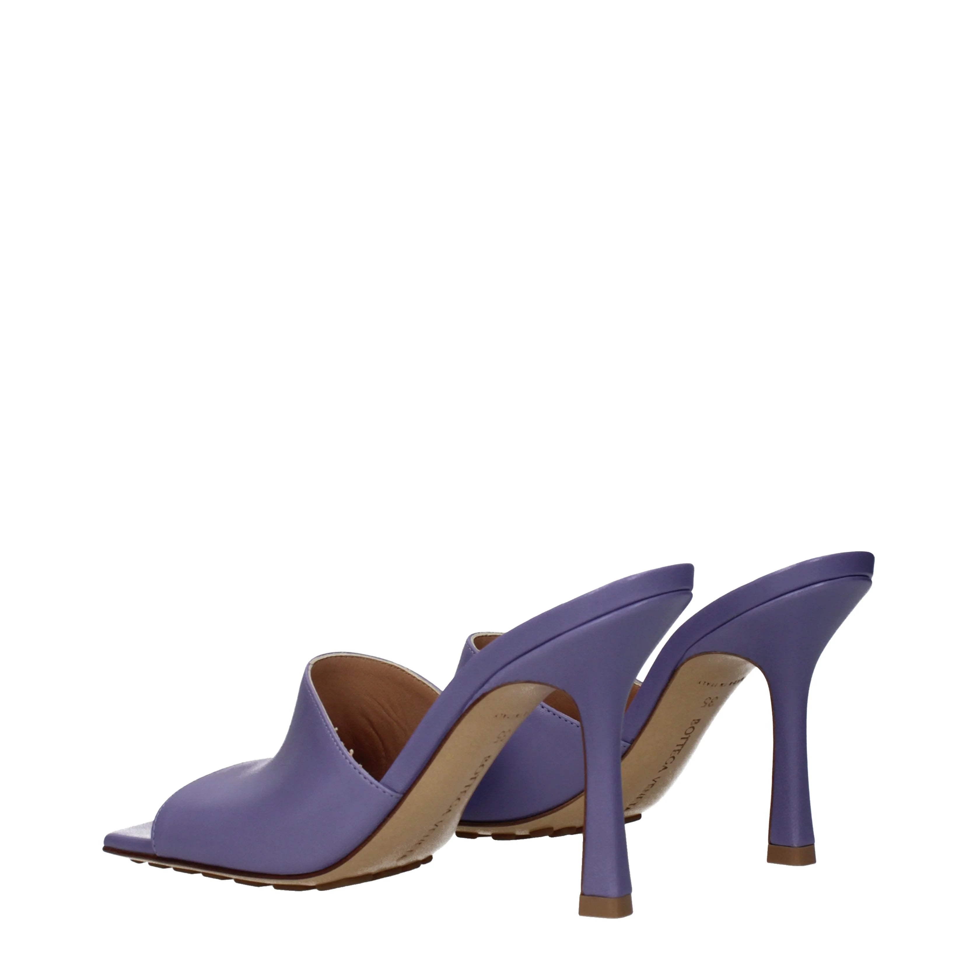 Bottega Veneta Women's Sandals Purple/Lavender Leather