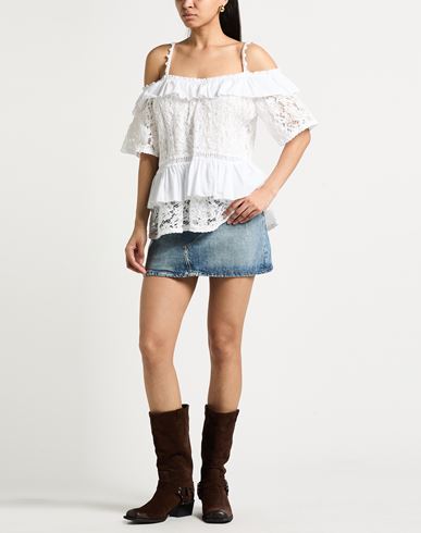 Woman Top White Size XS Cotton