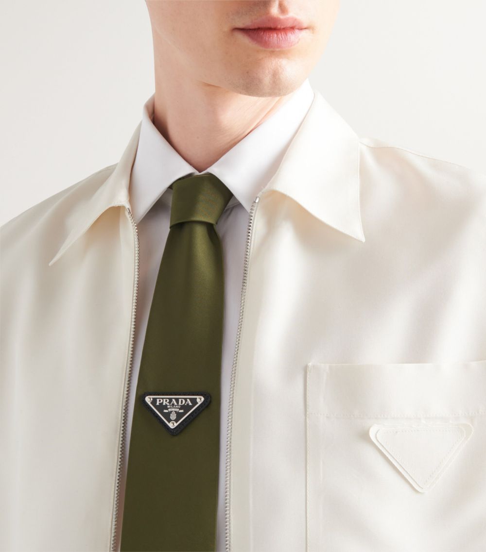 Re-Nylon Gabardine Triangle Tie