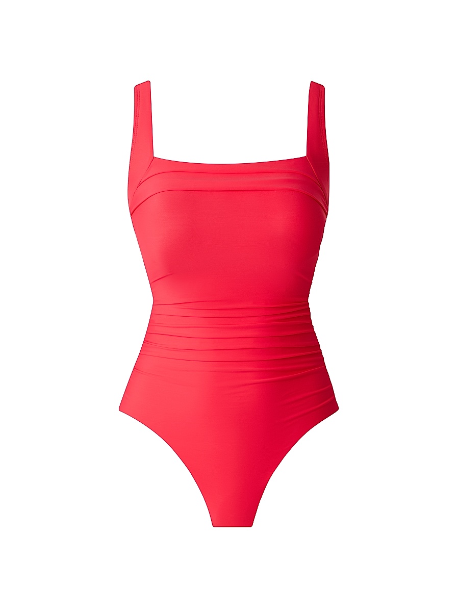 Women's Rock Solid Polaris One-Piece Swimsuit - Papaya Orange