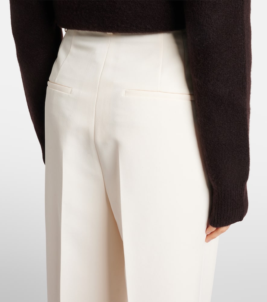 Róhe High-rise wide leg pants