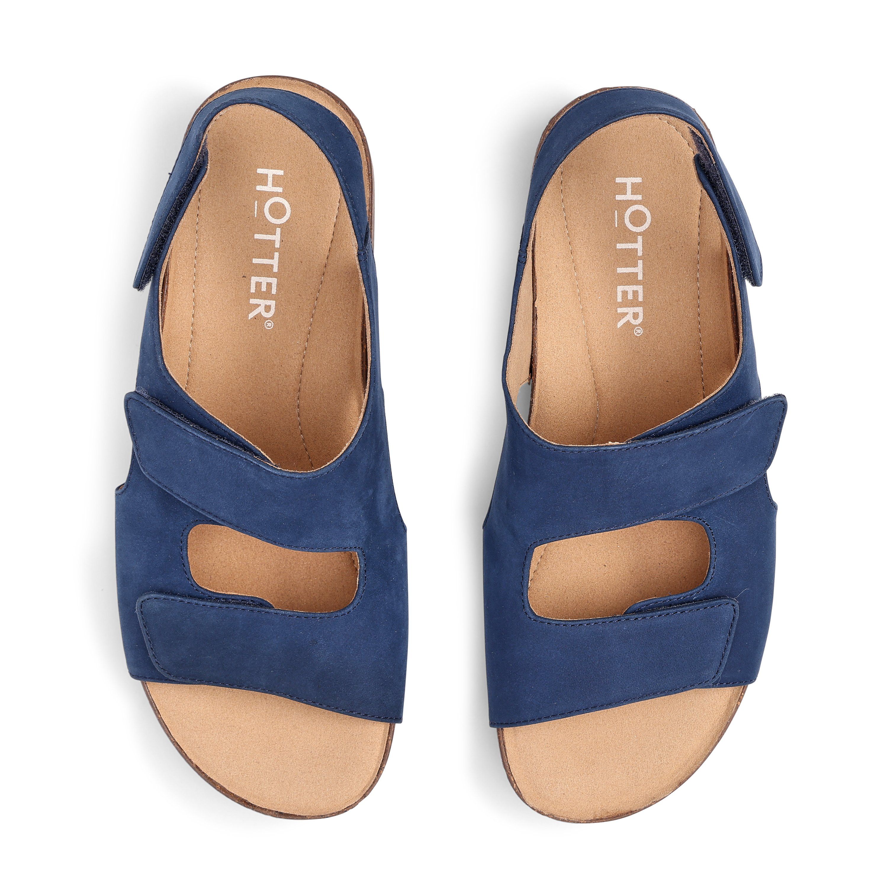 Hotter Women's Extra Wide 'Explore' Sandals in Navy