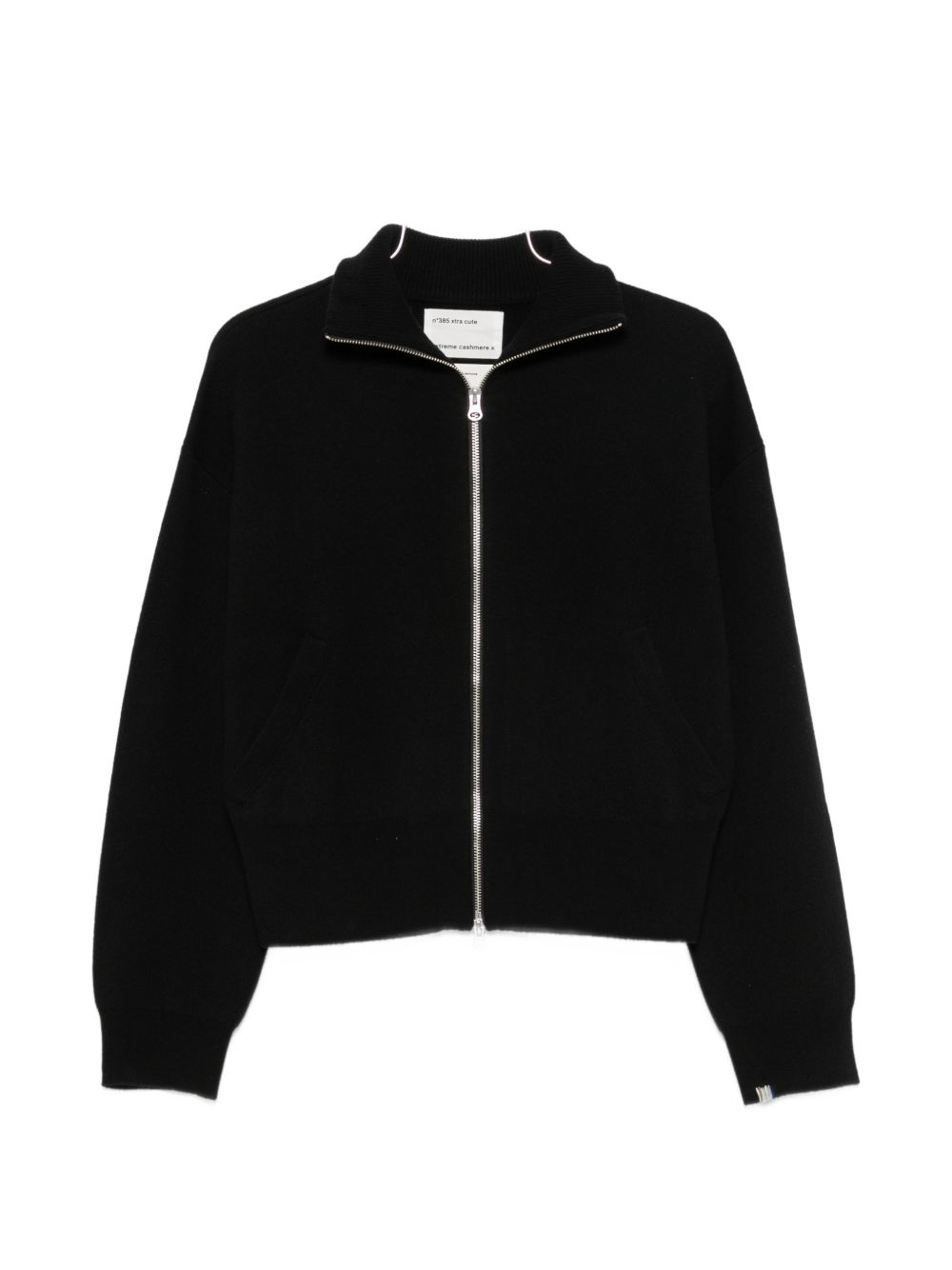 Cashmere Knit Cardigan — Black