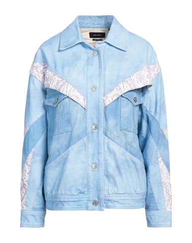Woman Denim outerwear Sky blue