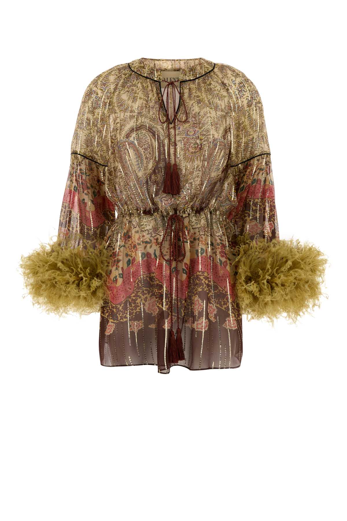 With Blouse — Beige