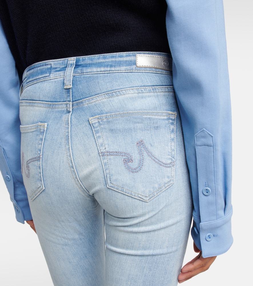 Split cuff skinny jeans