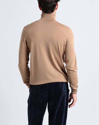 Man Turtleneck Camel