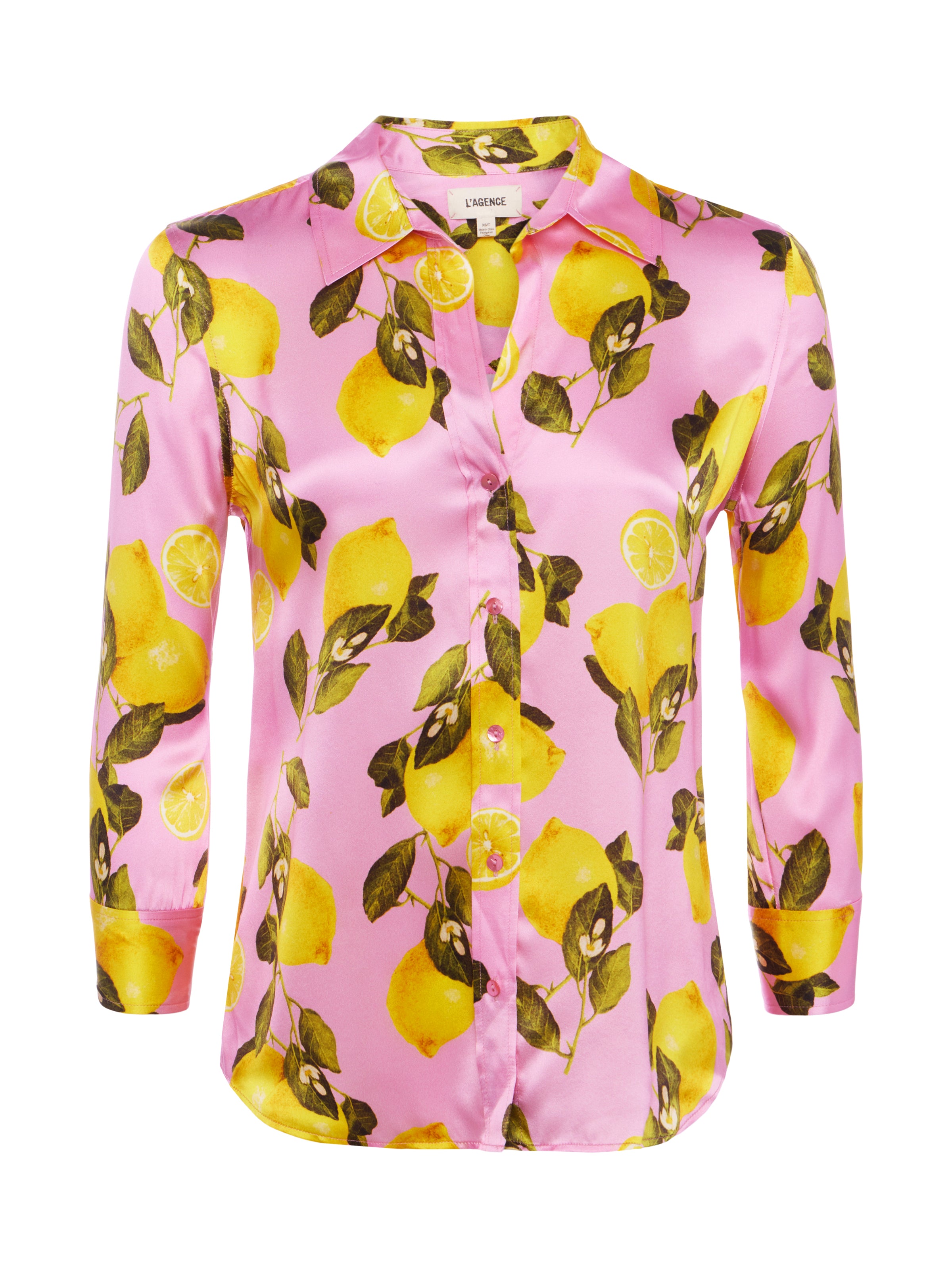 Dani Silk Blouse Top In Cotton Candy