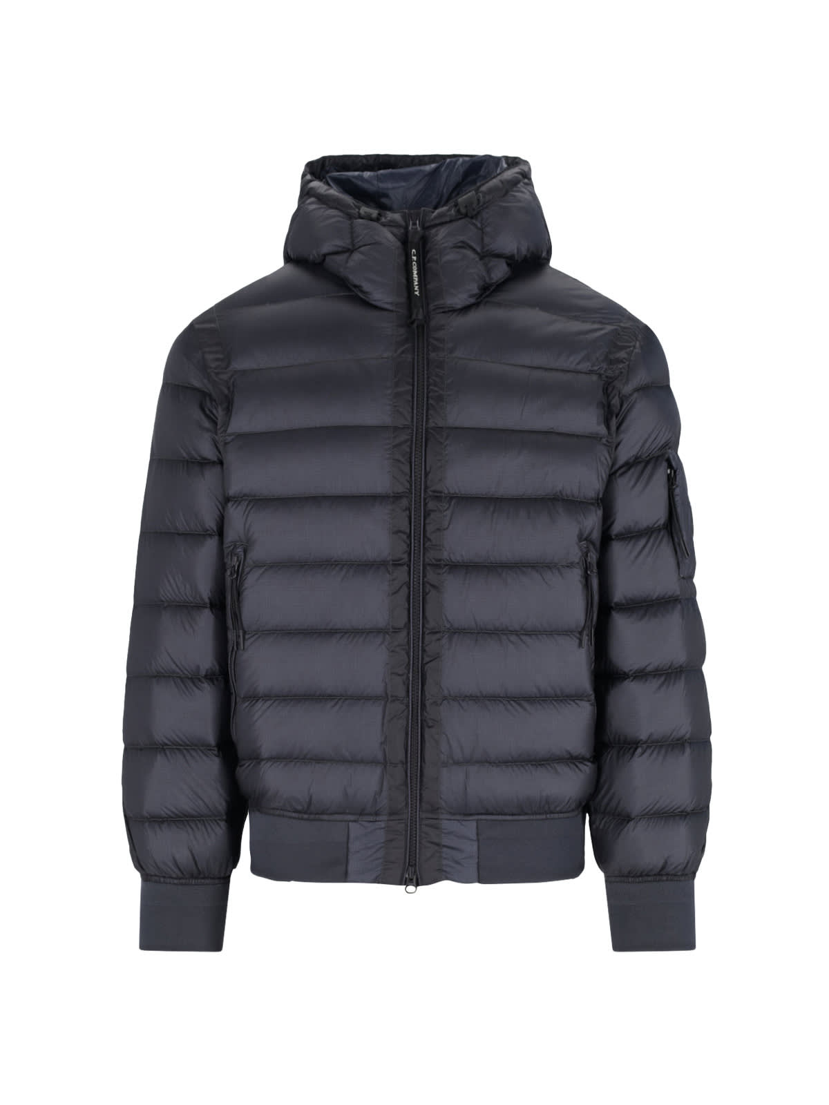 Hooded padded coat - Blue