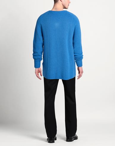 Man Sweater Azure Size 44 Merino Wool
