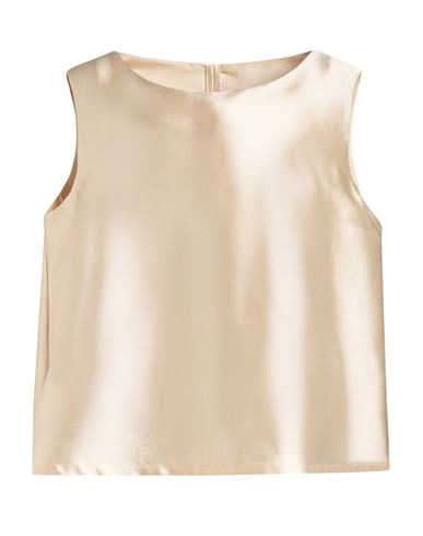 Woman Top Ivory Size L Polyester