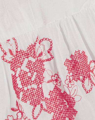 Iris & Ink Woman Top White Size 2 Cotton