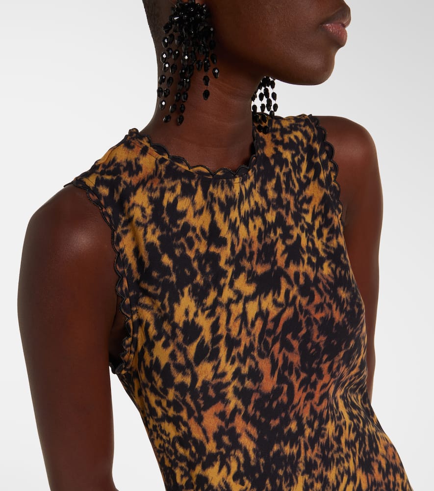Clea printed midi dress