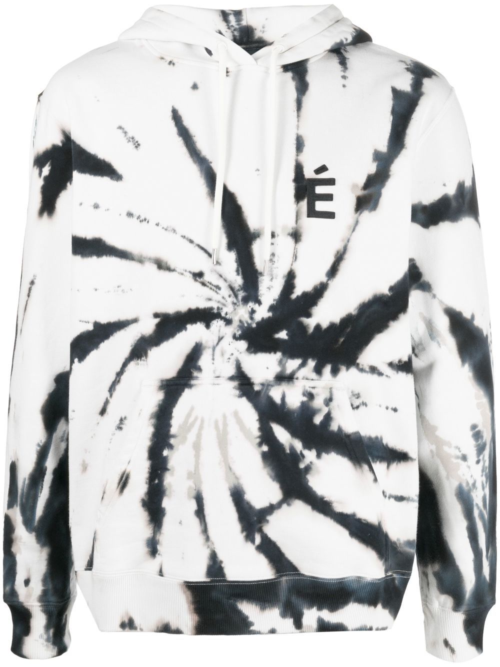 Klein tie-dye print hoodie - White
