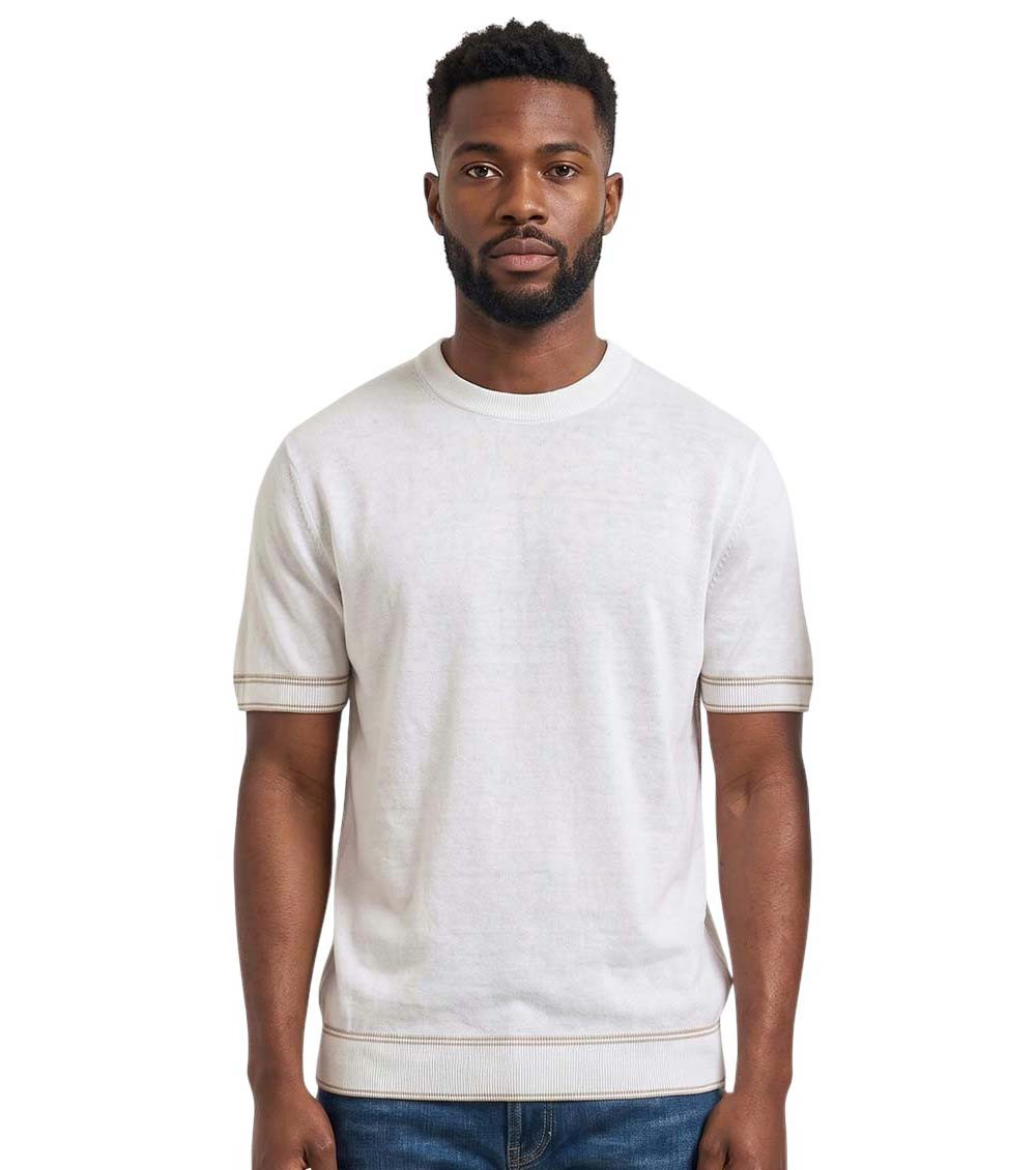 White Crew Neck T-Shirts