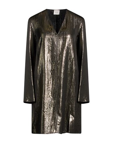 Woman Mini dress Gold Size 2 Acetate, Viscose, Metallic fiber