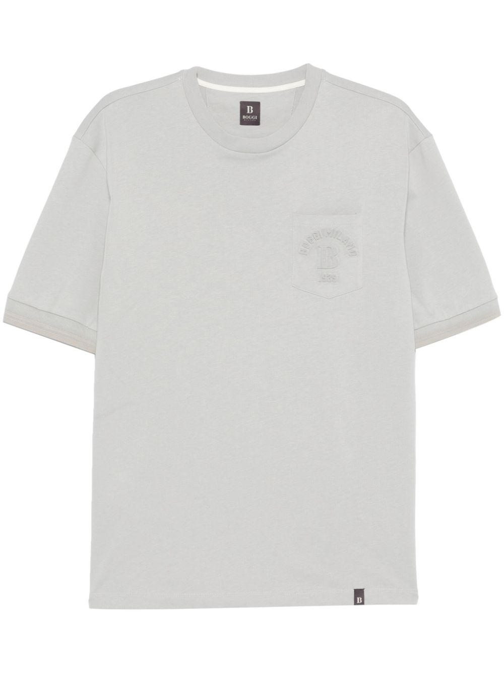 Logo-embossed T-shirt - Grey